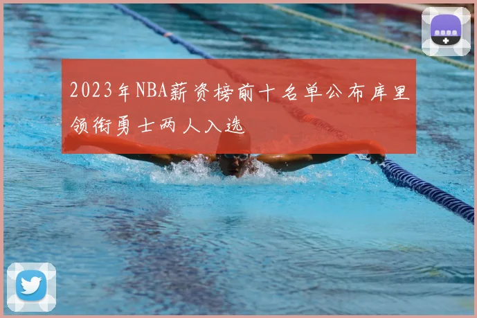 2023年NBA薪资榜前十名单公布库里领衔勇士两人入选